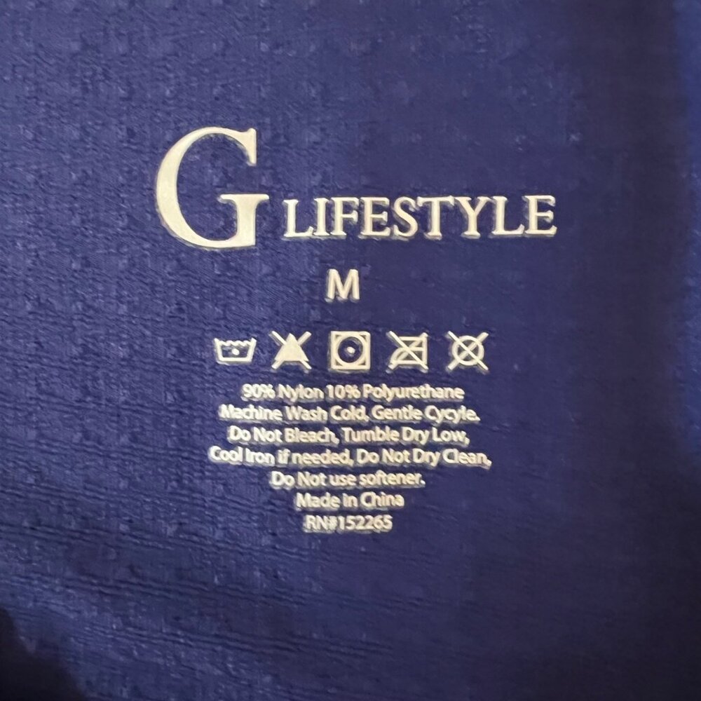 G LIFESTYLE Color Block Long Sleeve Mini Golf Athletic Dress w/Shorts M NEW - Picture 6 of 8